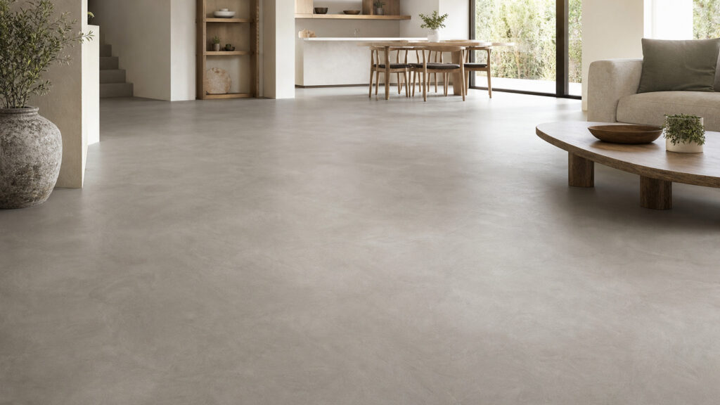 beton cire sur carrelage