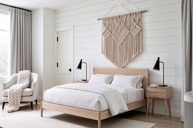 rideaux sur mesure dans chambre